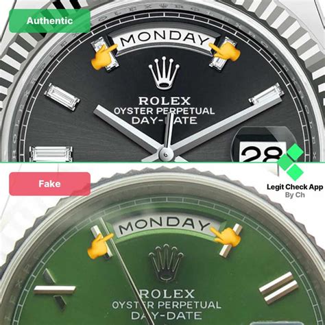 rolex oyster perpetual day date original vs fake|identify my rolex oyster perpetual.